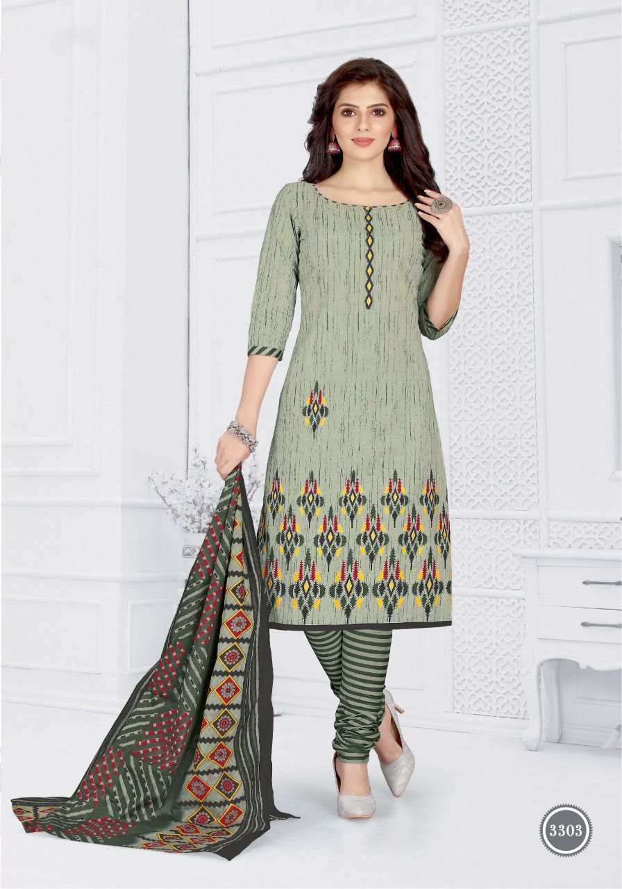 Cotton Pluse Tara 33 Fancy Designer Regular Wear Cotton Printed Dress Material